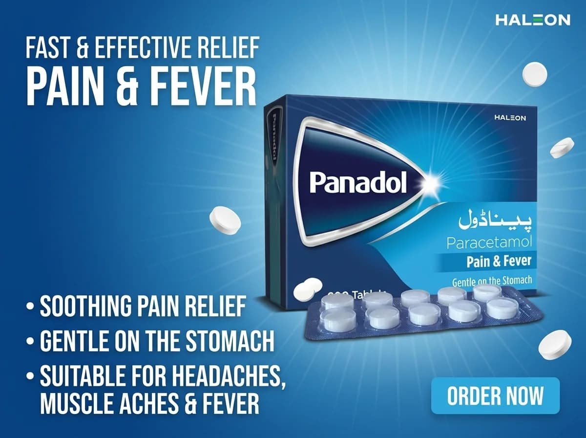 Panadol Tablets 500mg (1 Strip = 10 Tablets)
