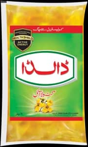 Dalda Canola Oil Fortified Pouch (1 L (1x6) bottlestr X 5) 1
