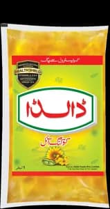 Dalda Cooking Oil Fortified Pouch  (1 L (1x6) bottlestr X 5) 1