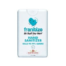 Rose Hand Fanitizer 20ml Card Type Spray