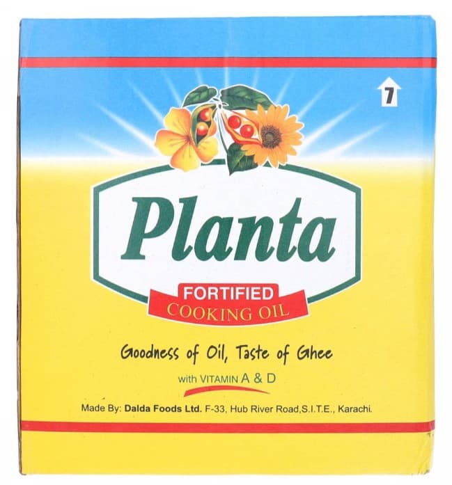 Planta Cooking Oil Fortified Pouch (1 L (1x6) bottlestr X 5)